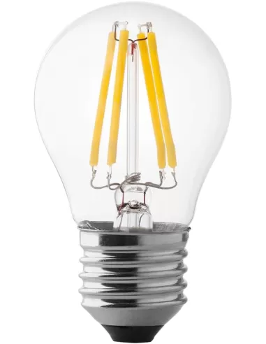 Ampoule sphérique filaire transparente Wiva 12100509 E27 4W 2,5K NDLS